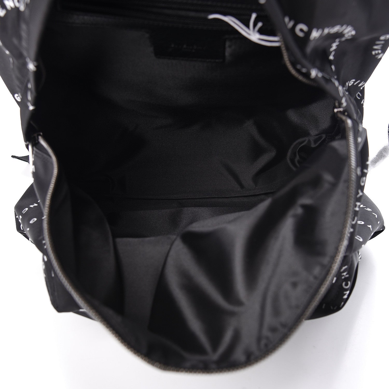 Givenchy Nylon Waves Print Urban Backpack Black White 5 of 11