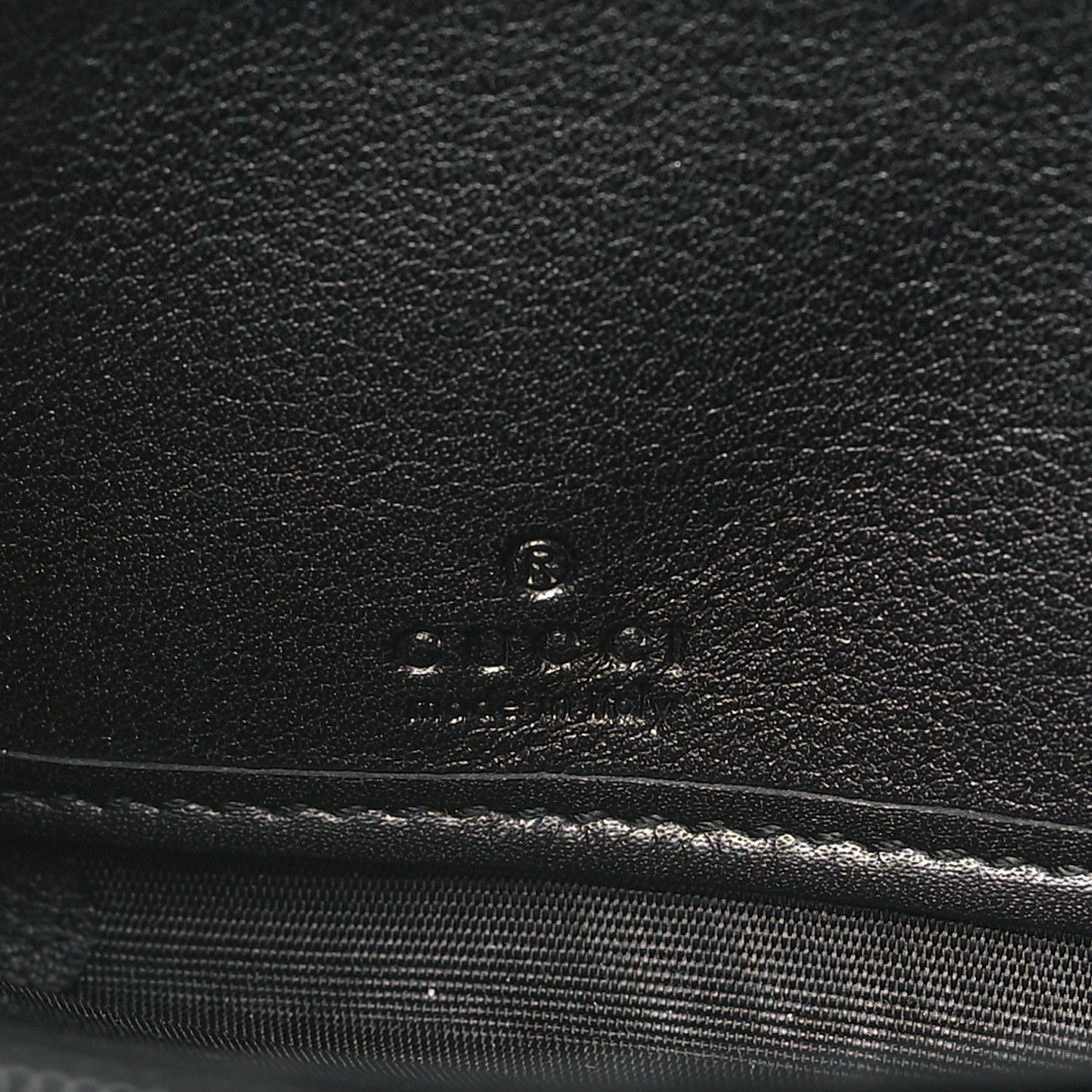 Guccissima Signature Sukey Zip Around Wallet Black