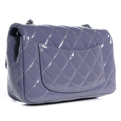 Chanel Patent Quilted Mini Flap Lavender 3 of 10