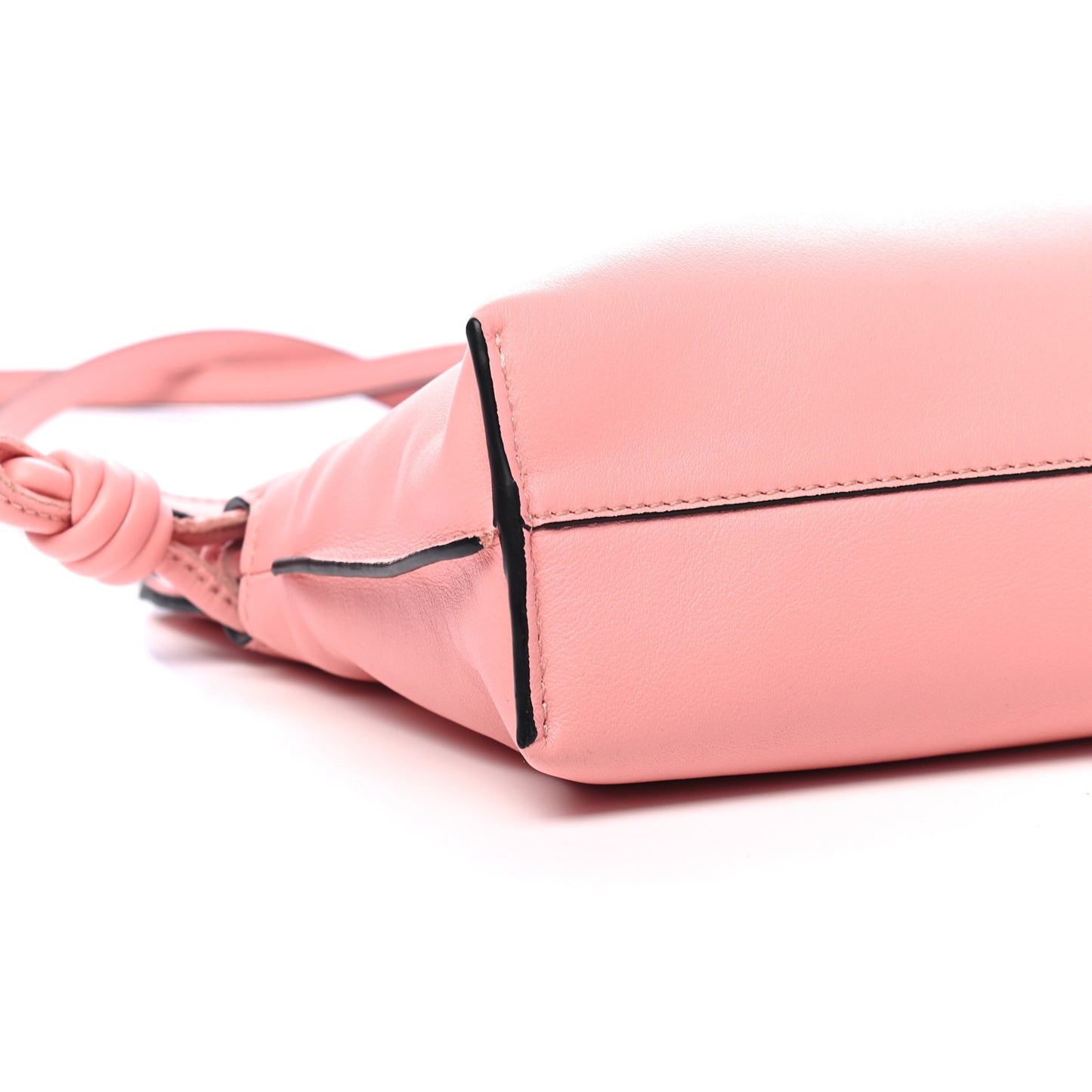 Nappa Flamenco Knot Clutch Blossom