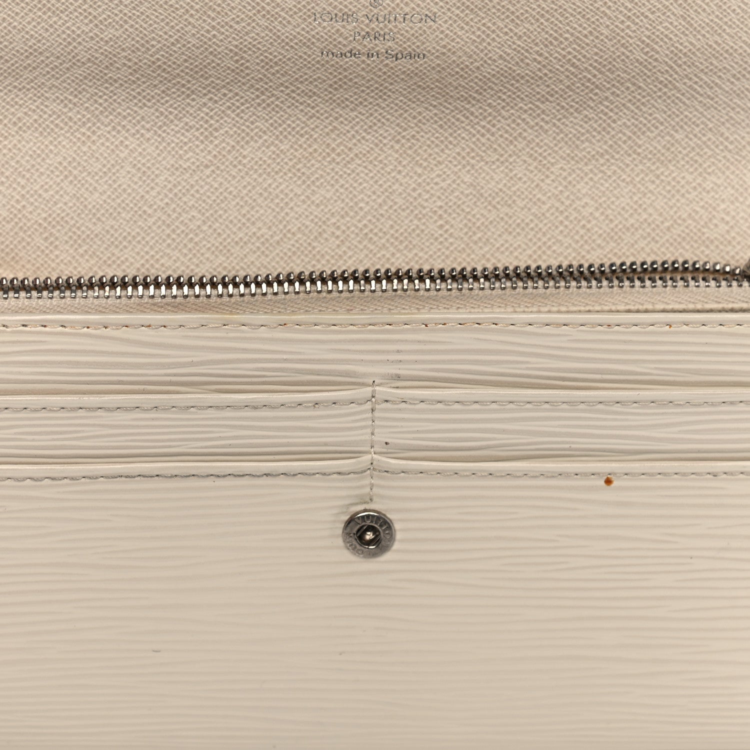 Louis Vuitton Epi Sarah Wallet Ivory 14 of 18