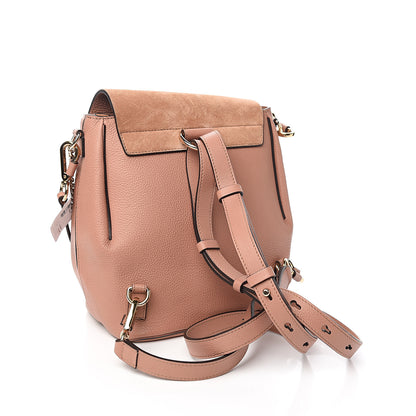 Chloe Suede Calfskin Small Faye Backpack Nougat 2 of 8