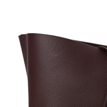 Saint Laurent Calfskin Large Shopping Tote Old Bordeaux 9 of 11
