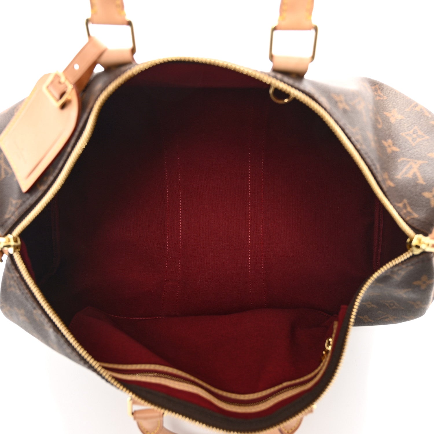 Louis Vuitton Monogram My LV Heritage Keepall Bandouliere 45 Fuchsia Rouge 6 of 10