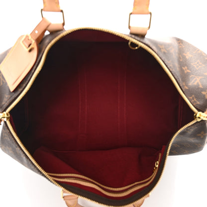 Louis Vuitton Monogram My LV Heritage Keepall Bandouliere 45 Fuchsia Rouge 6 of 10