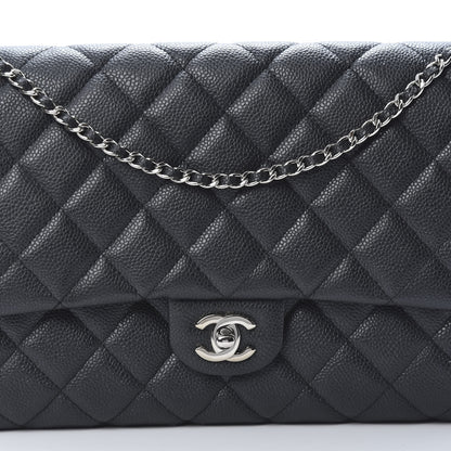 Chanel Caviar Quilted Clutch With Chain Flap Black 8 of 11