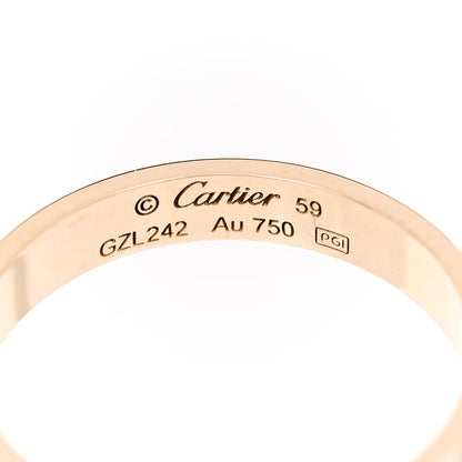 Cartier 18K Yellow Gold 3.5mm LOVE Wedding Band Ring 59 8.75 4 of 4