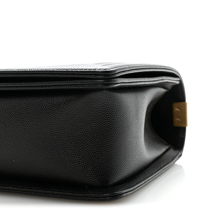 Chanel Caviar Quilted New Medium Boy Flap Black 10 of 11