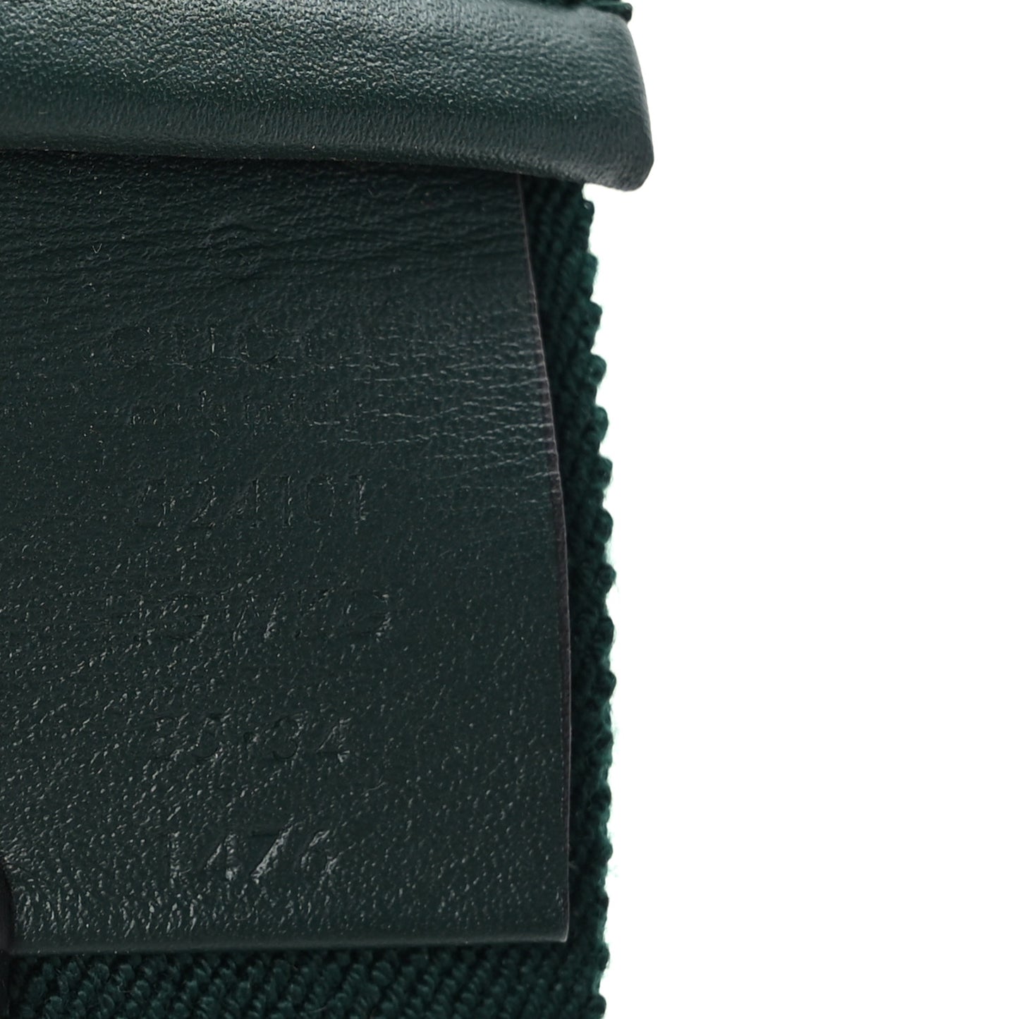 Canvas Torchon Double G Web Belt 85 34 Verde