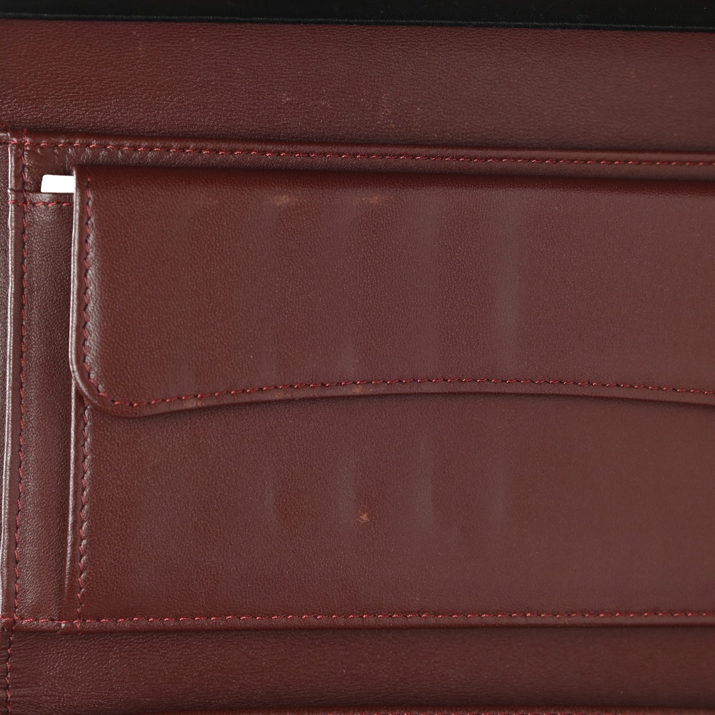 Lambskin Quilted Large Flap Wallet Black