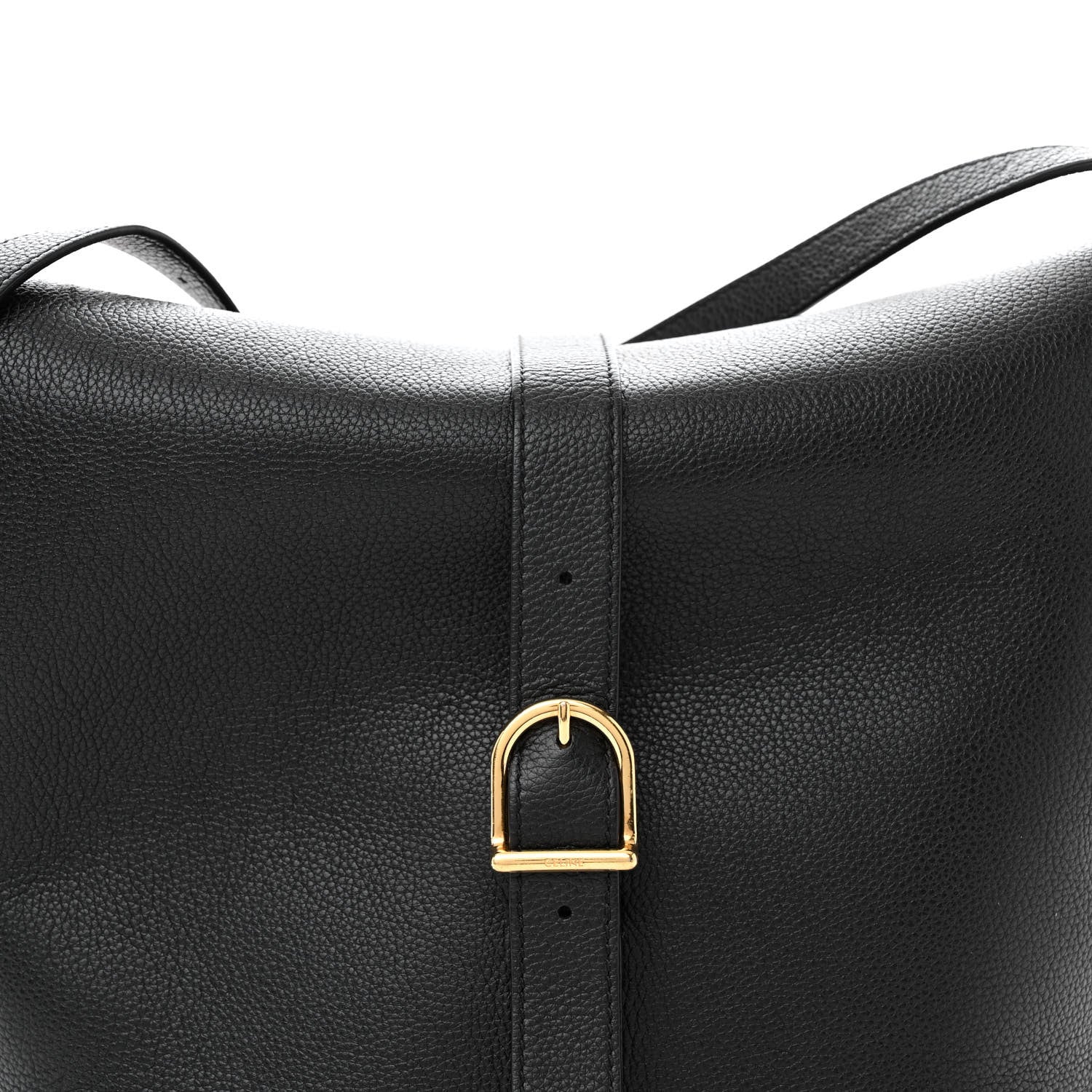 Celine Soft Grained Calfskin Medium Bucket Bag Black 8 of 12