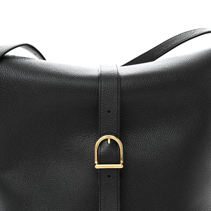Celine Soft Grained Calfskin Medium Bucket Bag Black 8 of 12