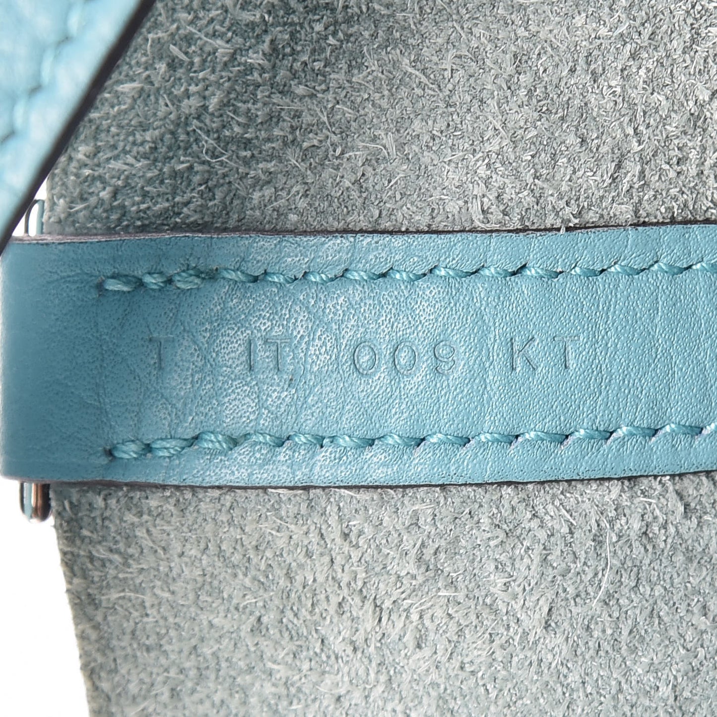 Taurillon Clemence Picotin Lock 22 MM Bleu Atoll