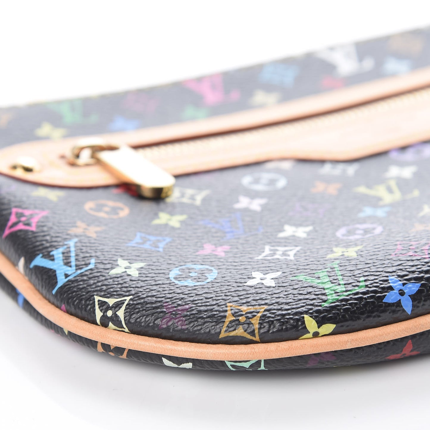 Monogram Multicolor Pochette Plate GM Black
