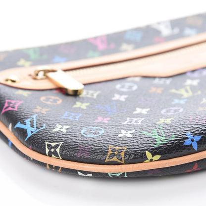 Louis Vuitton Monogram Multicolor Pochette Plate GM Black 8 of 9