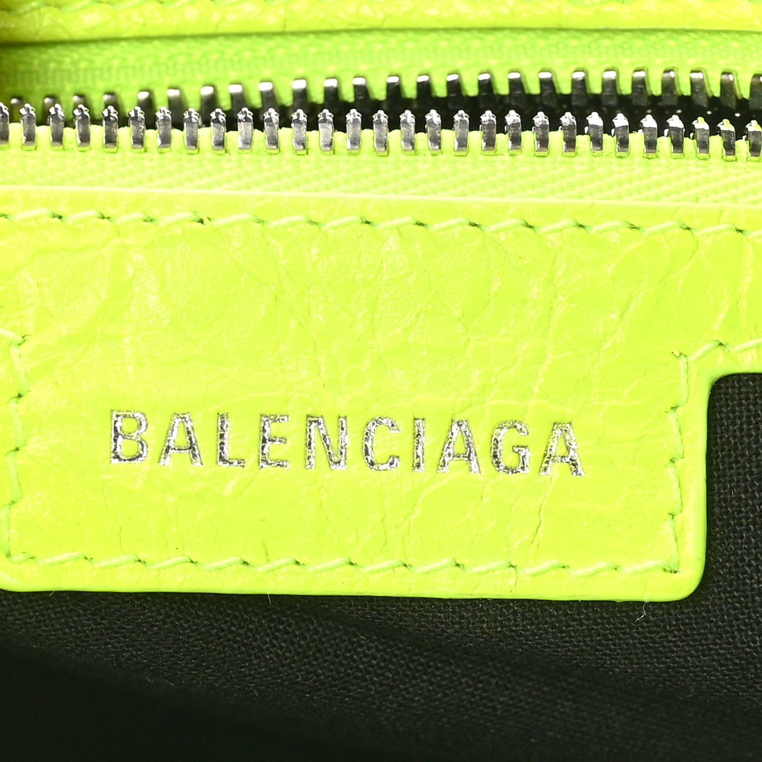Balenciaga Agneau Arena Neo Cagole Handbag XS Fluo Yellow 6 of 10