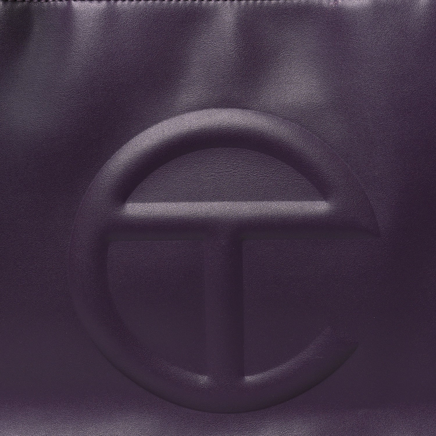 Telfar Vegan Leather Medium Shopping Bag Eggplant 8 of 13