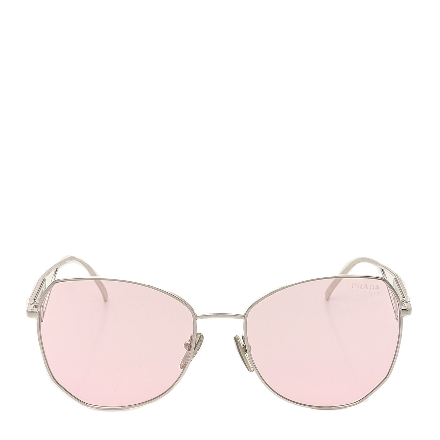 Metal Symbole Triangle Logo Sunglasses SPR57Y Pink