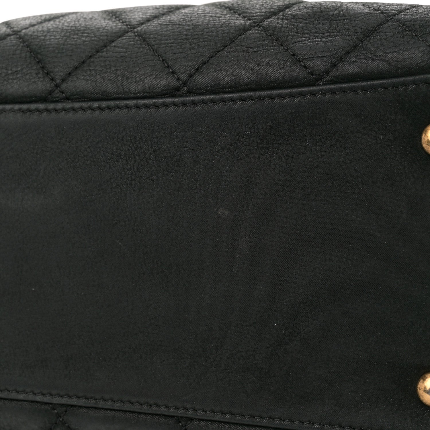 Chanel Iridescent Calfskin Quilted Happy Stitch Shopping Tote Black 11 of 12