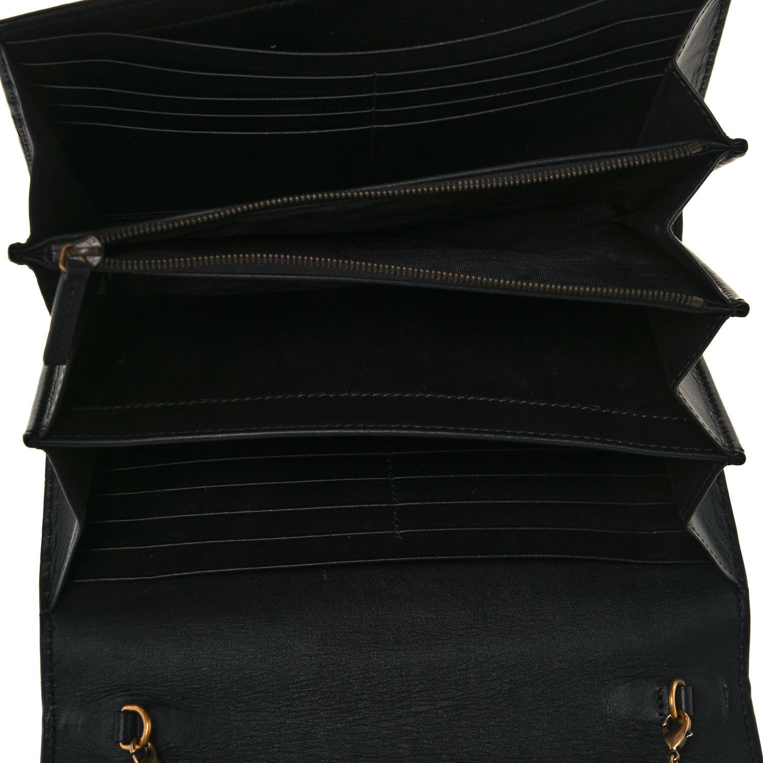 Gucci Snakeskin Pearly GG Marmont Chain Wallet Roccia 5 of 11
