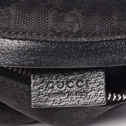 Gucci GG Monogram Double Pocket Belt Bag Black 7 of 18