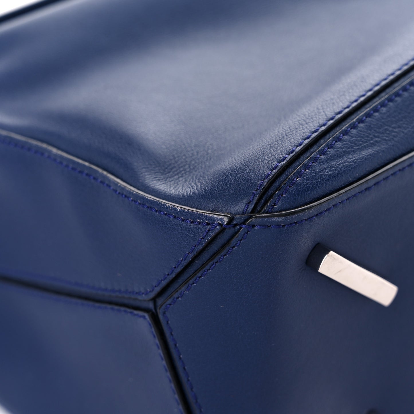 Calfskin Medium Puzzle Bag Marine