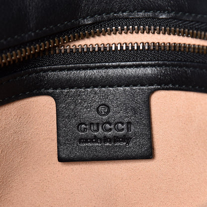 Gucci Calfskin Matelasse Studded Medium Pearly GG Marmont Shoulder Bag Black 6 of 15