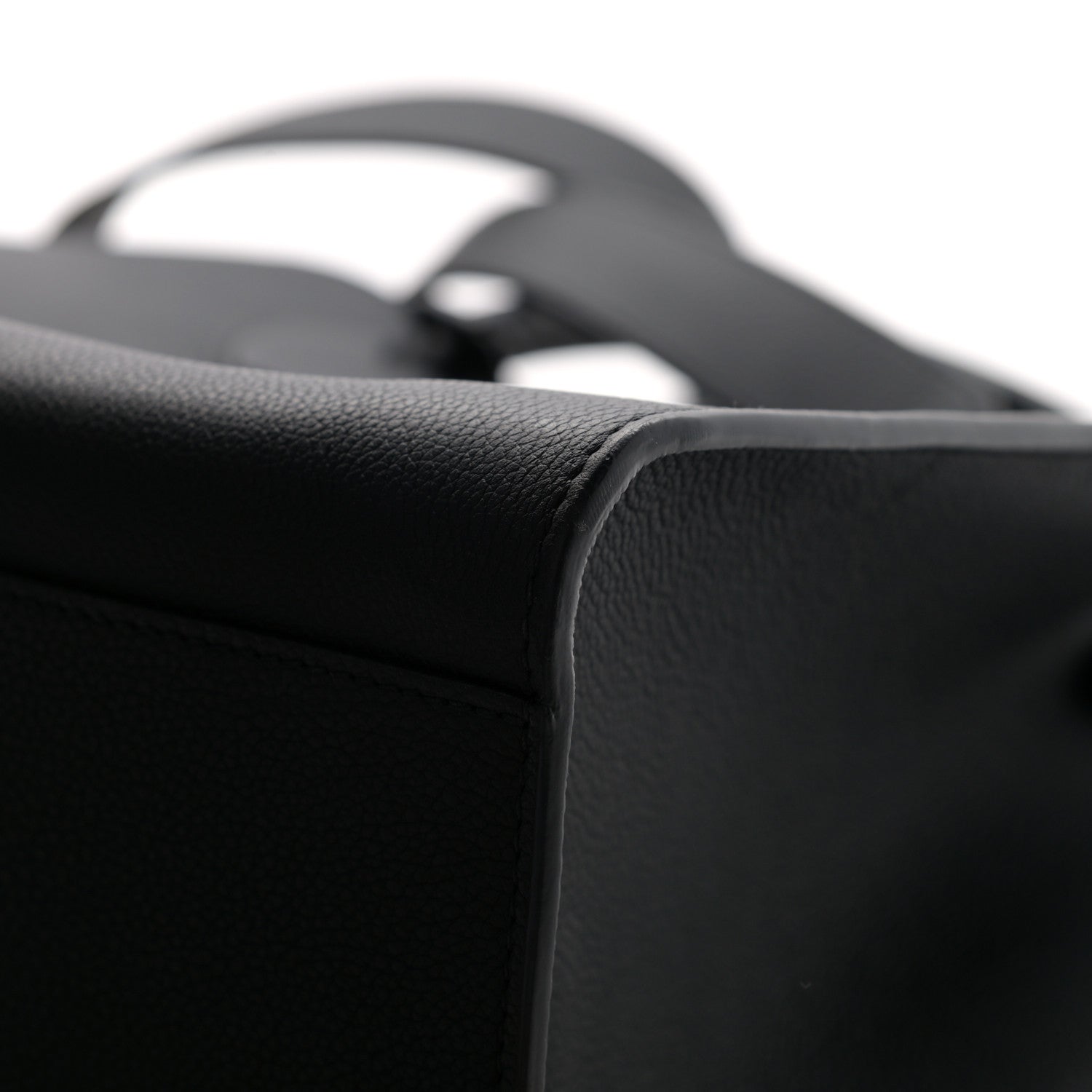 Louis Vuitton Soft Calfskin Lockme Tote MM Black 11 of 13