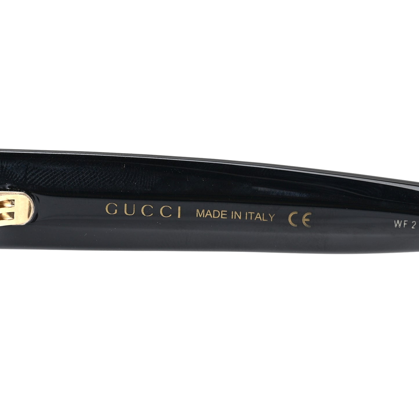 Acetate Crystal Star Round Frame Sunglasses GG0208S Black