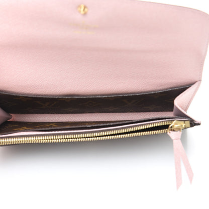 Louis Vuitton Monogram Emilie Wallet Rose Ballerine 5 of 7