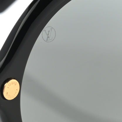 Louis Vuitton Acetate Round Sunglasses Z1052E Black 8 of 9