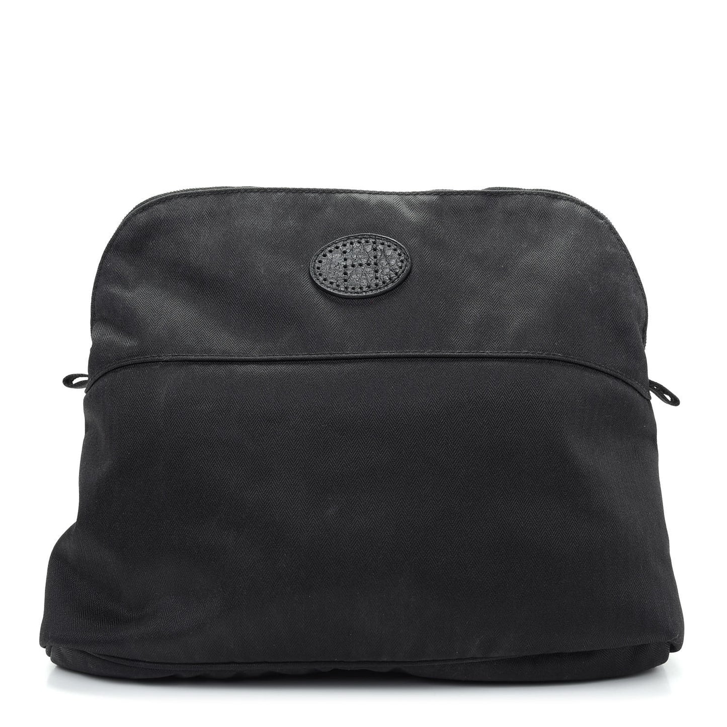 Cotton Canvas Bolide Travel Cosmetic Pouch Black
