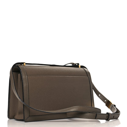 Loewe Grained Calfskin Medium Barcelona Shoulder Bag Taupe 3 of 11