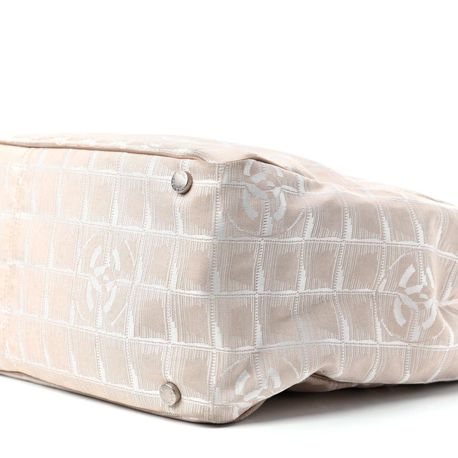 Chanel Nylon Medium Travel Tote Beige 9 of 10