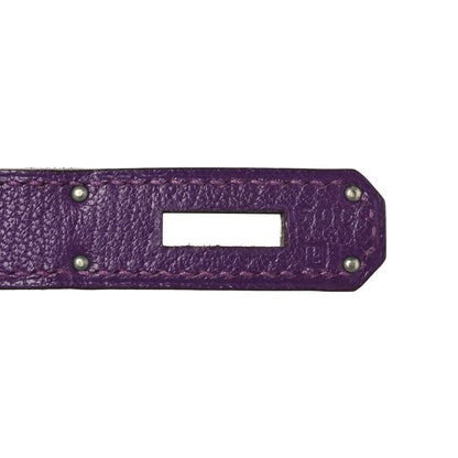 Hermes Chevre de Coromandel Birkin 35 Violet 7 of 15