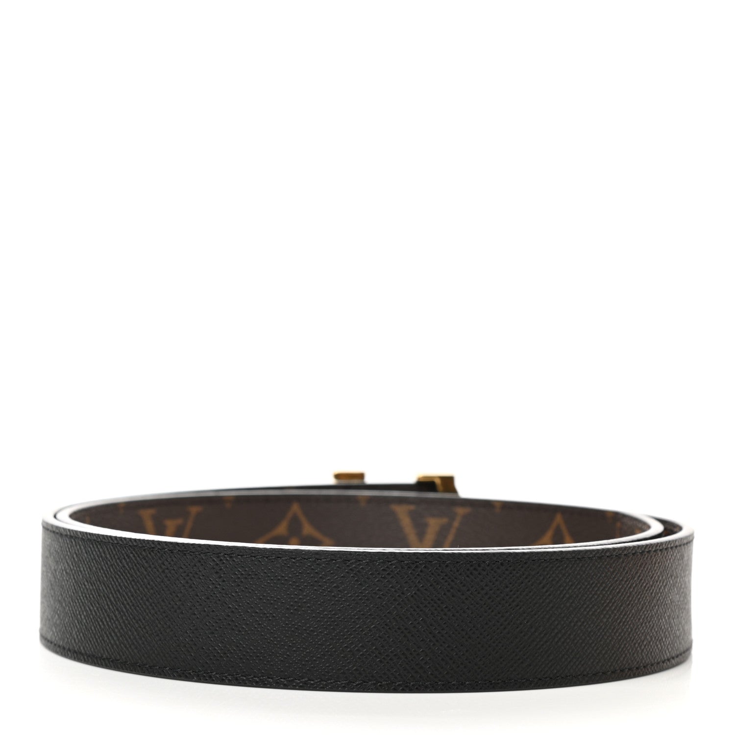 Louis Vuitton Monogram Calfskin 40mm LV Initiales Reversible Belt 97 30 Brown 3 of 5
