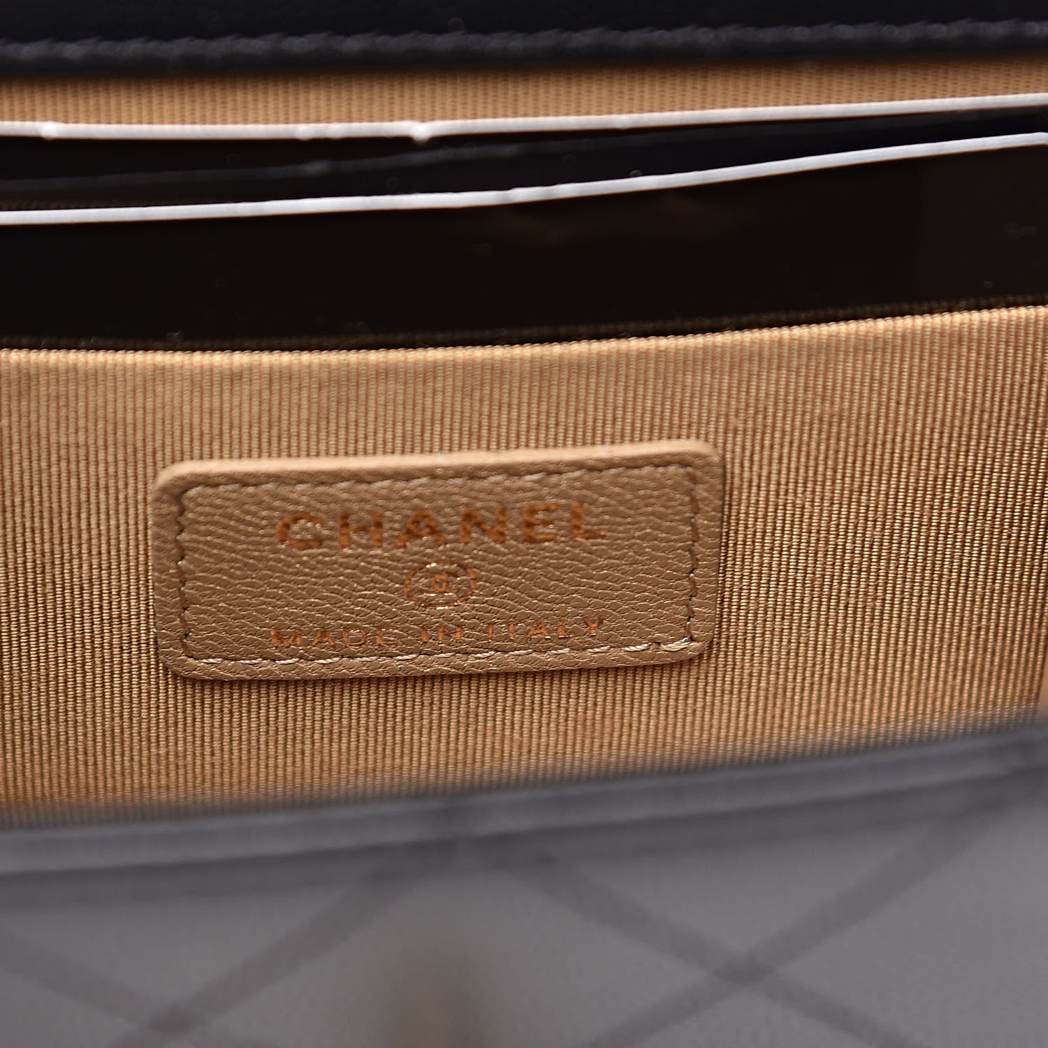 Chanel Goatskin Chic Pearls Clutch On Chain Black 6 of 11