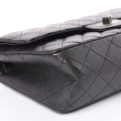 Chanel Metallic Sheepskin Quilted 2.55 Reissue 225 Flap Black 8 of 12