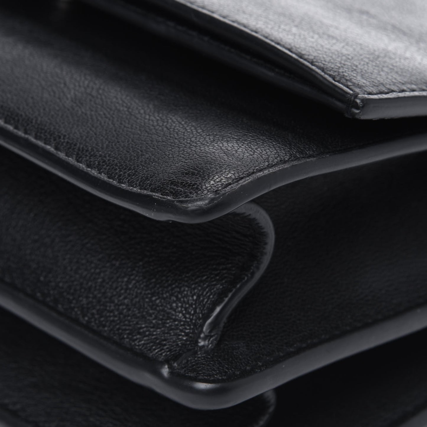 Calfskin Small Monogram Sunset Black
