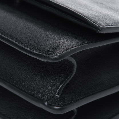 Saint Laurent Calfskin Small Monogram Sunset Black 14 of 18