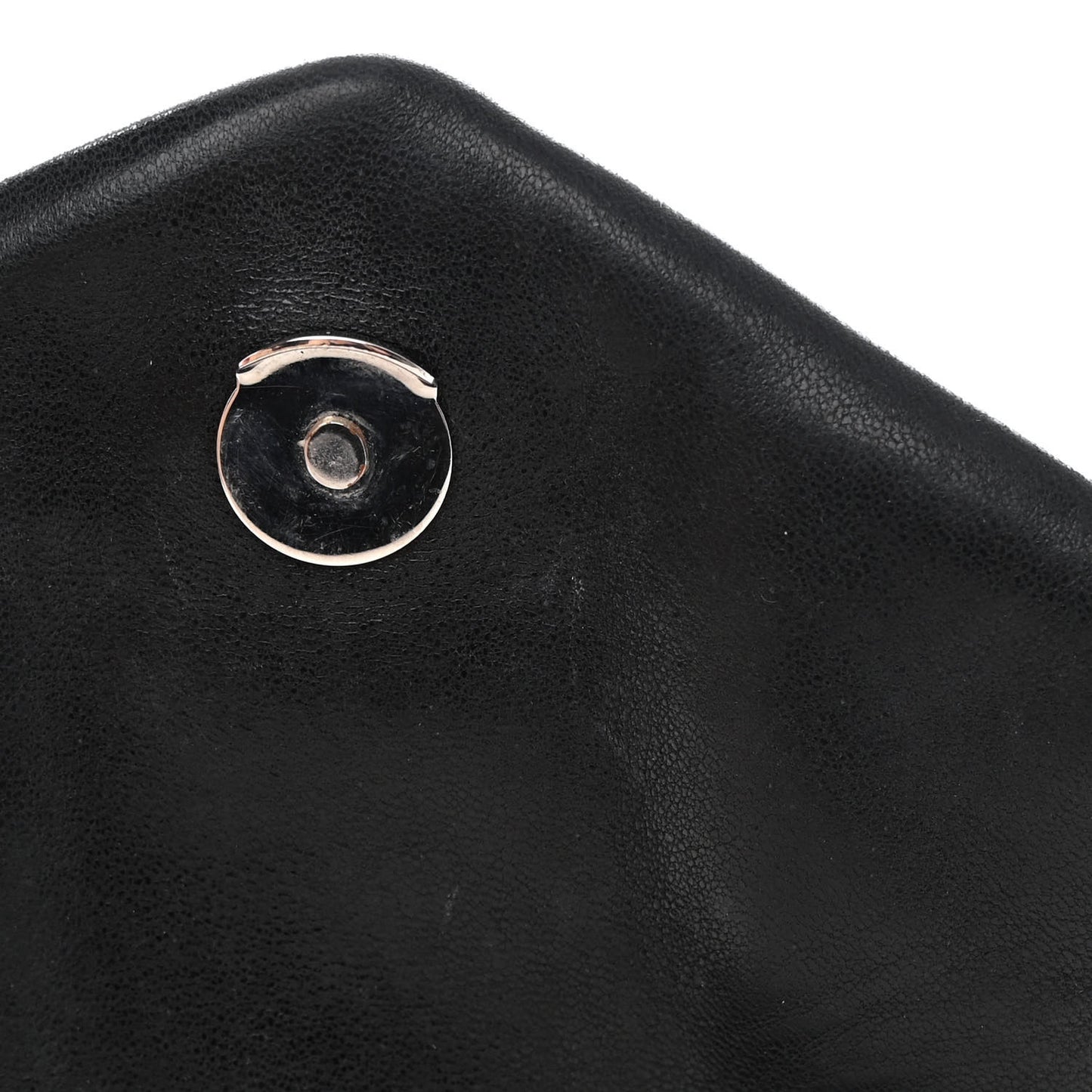 Lambskin Quilted Medium Loulou Puffer Monogram Chain Satchel Black