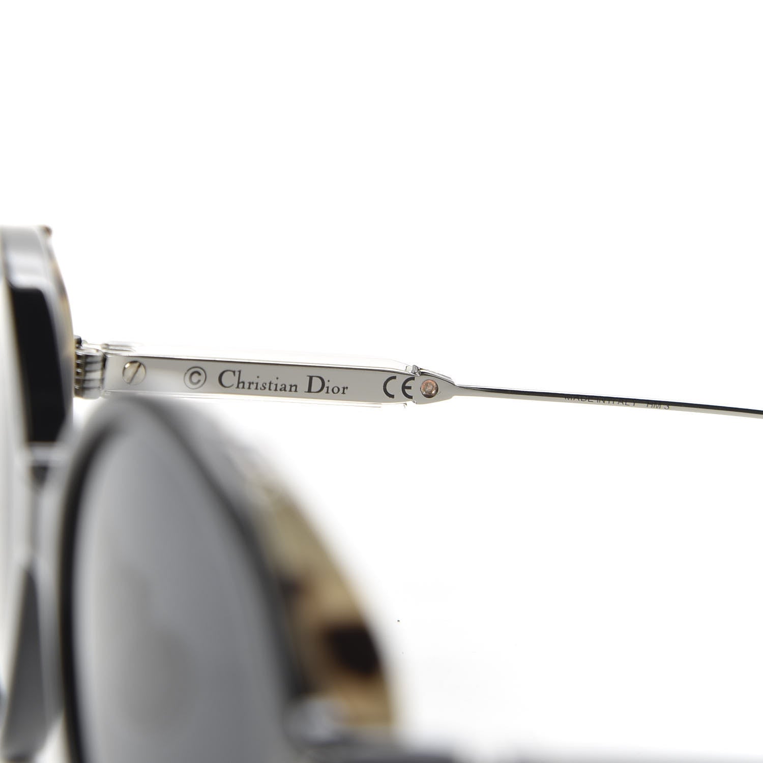 Christian Dior Acetate Umbrage Round Sunglasses Tortoise Black 5 of 8