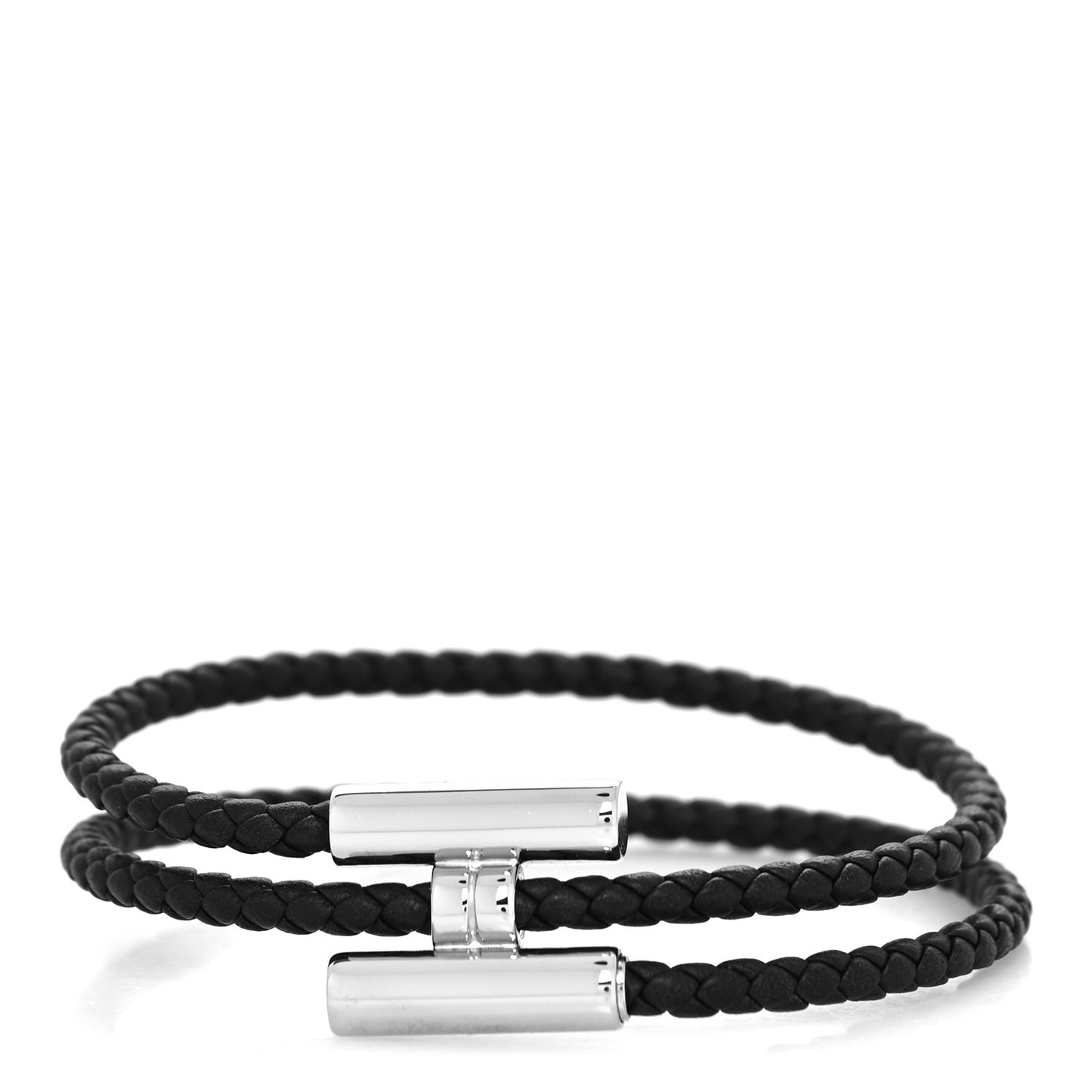 Swift Double Wrap Cord Tournis Tresse Bracelet T5 Black