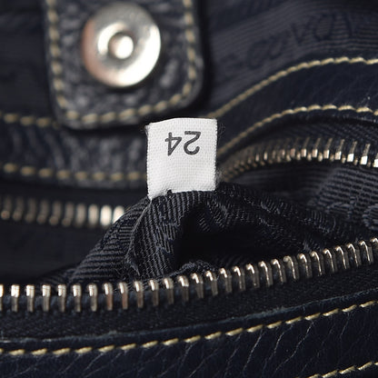 Prada Vitello Daino Rope Hobo Black 8 of 13