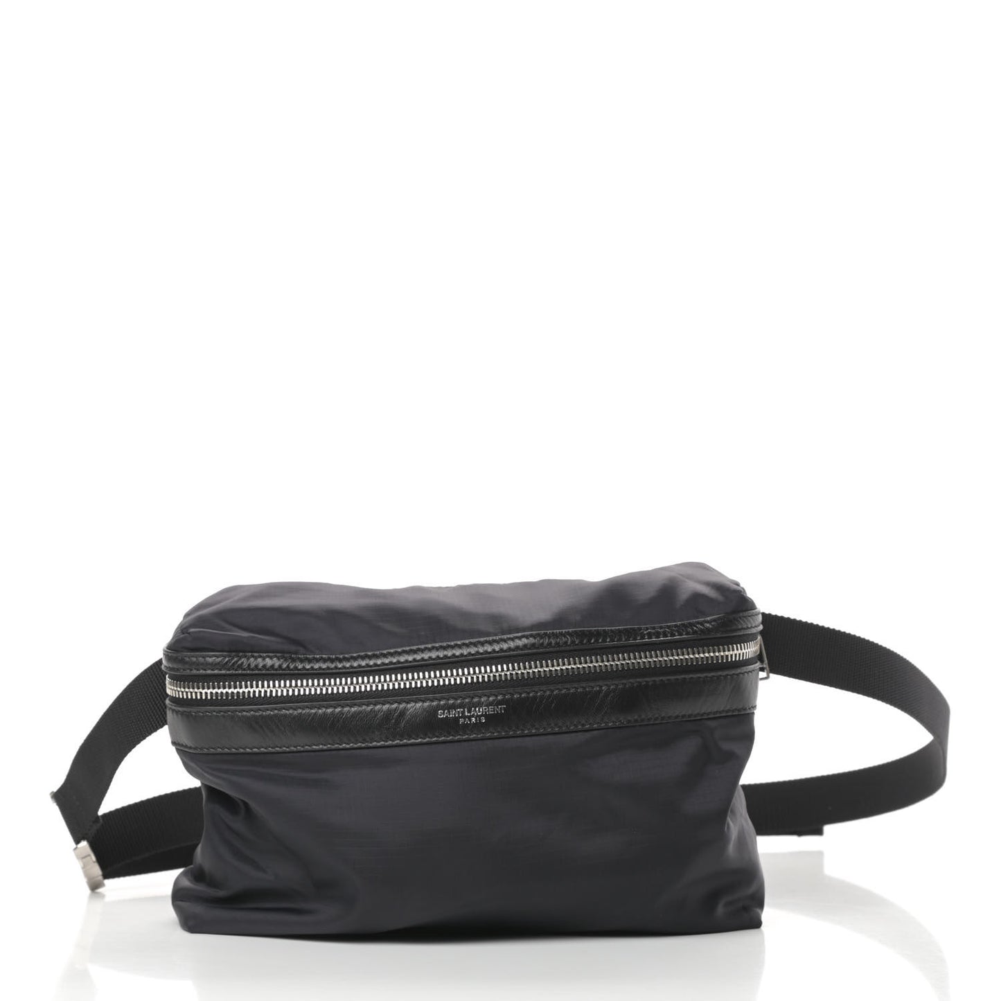 Nylon City Fold Up Backpack Belt Bag Black