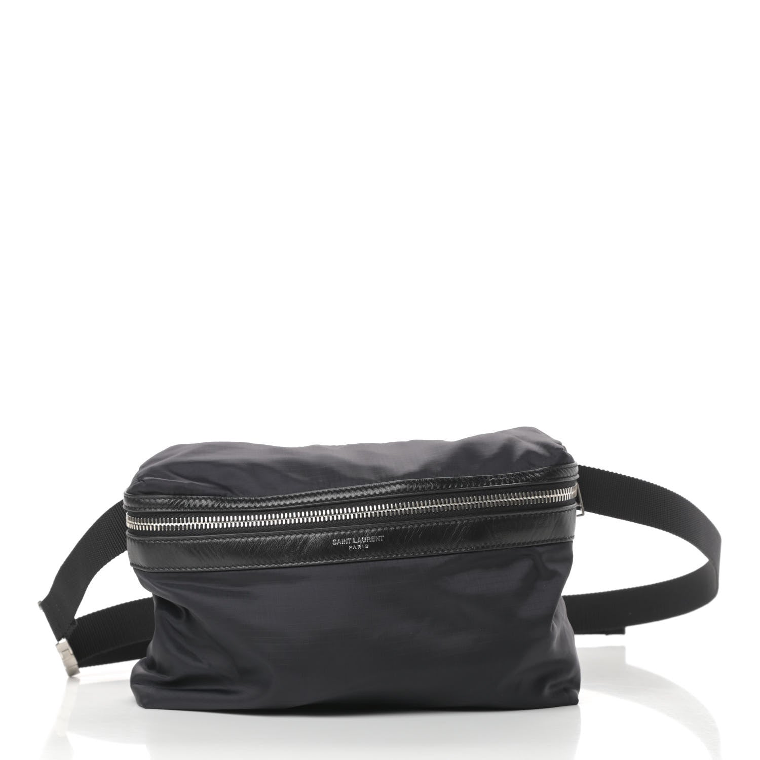 Saint Laurent Nylon City Fold Up Backpack Belt Bag Black 6 of 16