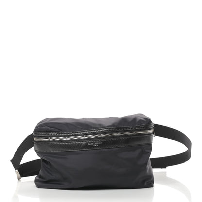 Saint Laurent Nylon City Fold Up Backpack Belt Bag Black 6 of 16