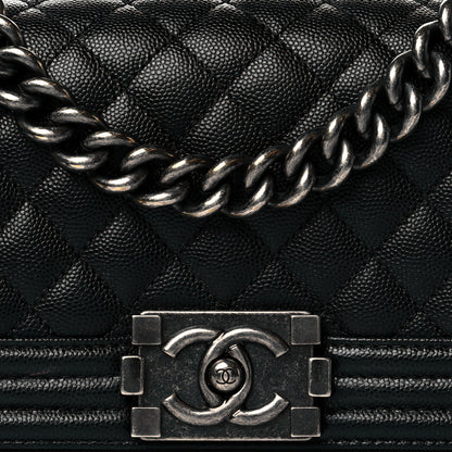 Chanel Caviar Quilted Small Boy Flap Black 7 of 10
