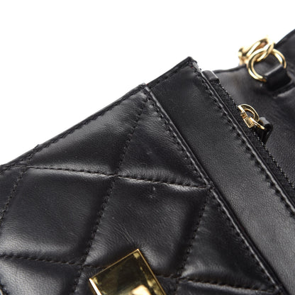 Chanel Lambskin Quilted Golden Class Wallet on Chain WOC Black 8 of 13