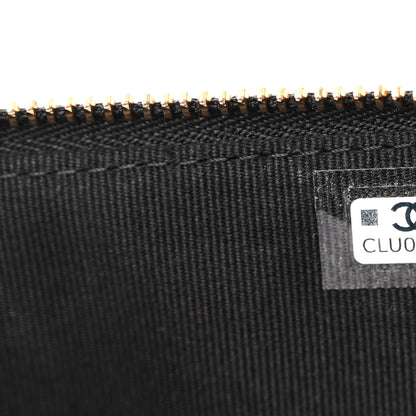 Chanel Caviar Quilted Top Handle Phone Holder With Chain Black 10 of 14